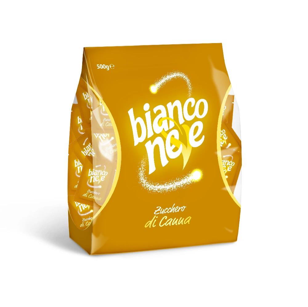 Sacchetto Zucchero di Canna Bianconeve 500g - Pomilia Zuccheri